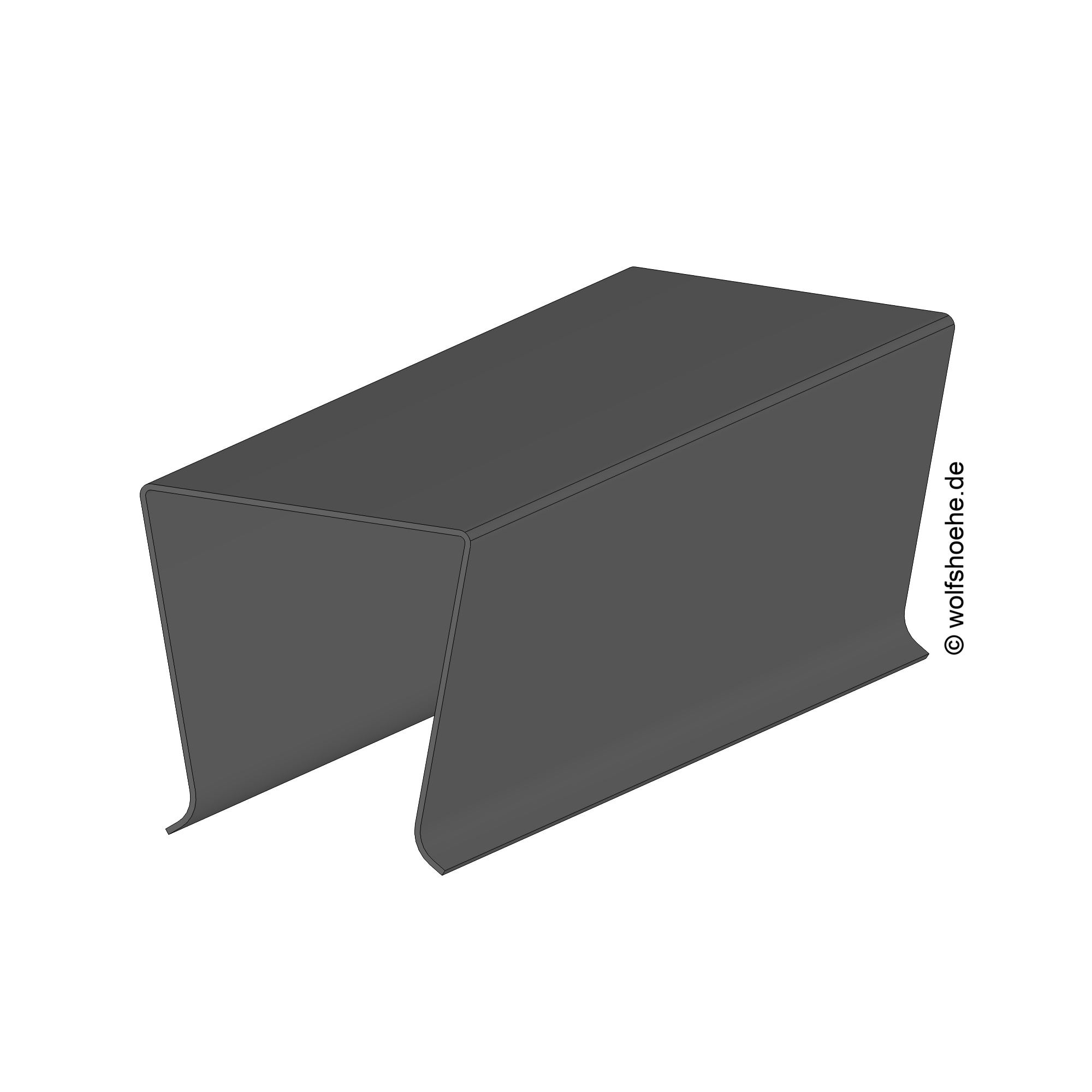 Монтажная скоба прямая HKG 150x56x40 5665